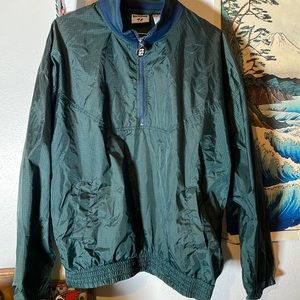 Jerzees Mens Vintage Windbreaker Half Zip-Up